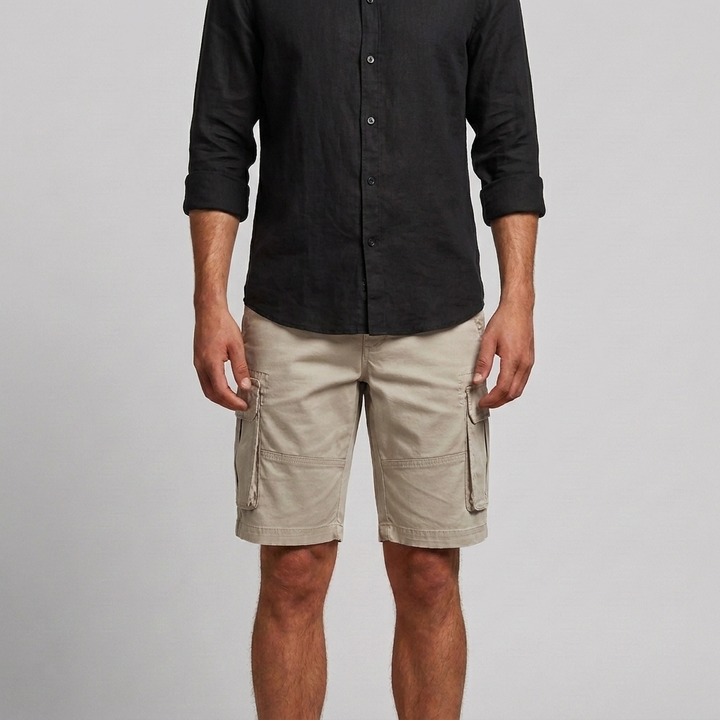 Men's Zip Cargo Shorts