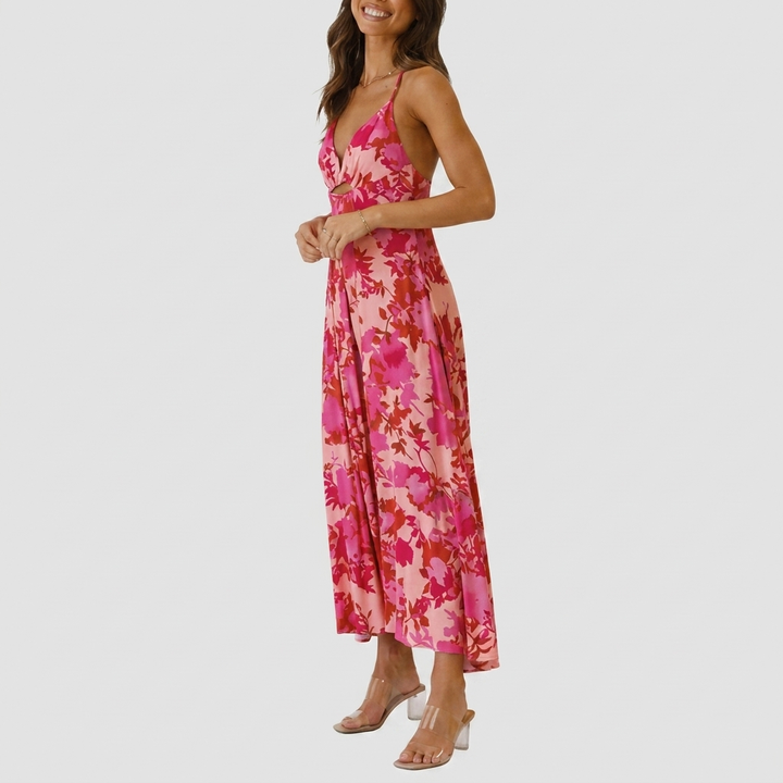 Lune Floral Midi Dress