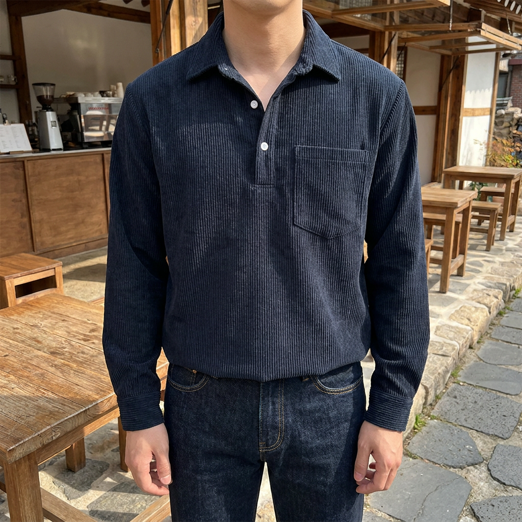 Pocketed Camp Shirt – Men