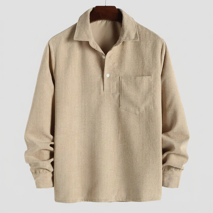 Pocketed Camp Shirt – Men