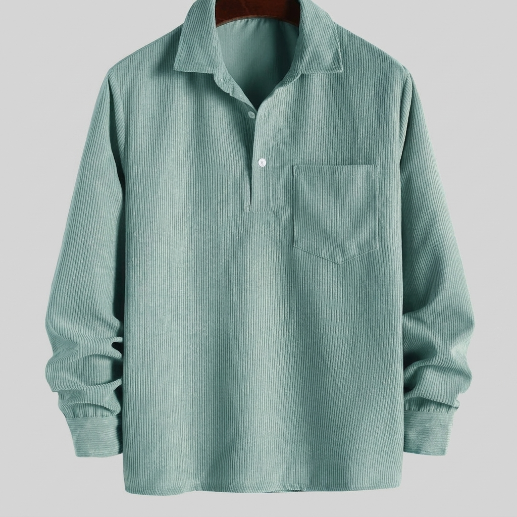Pocketed Camp Shirt – Men