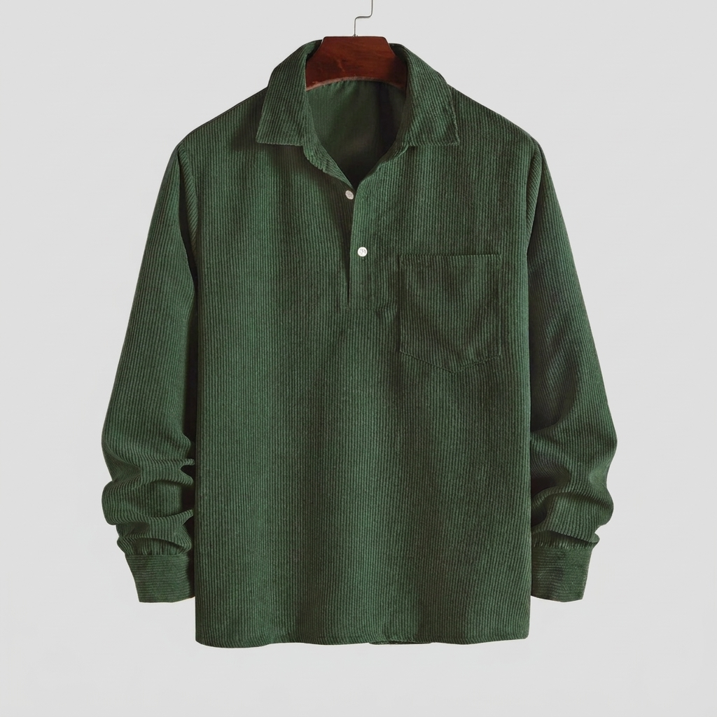 Pocketed Camp Shirt – Men