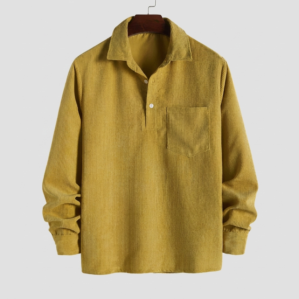 Pocketed Camp Shirt – Men