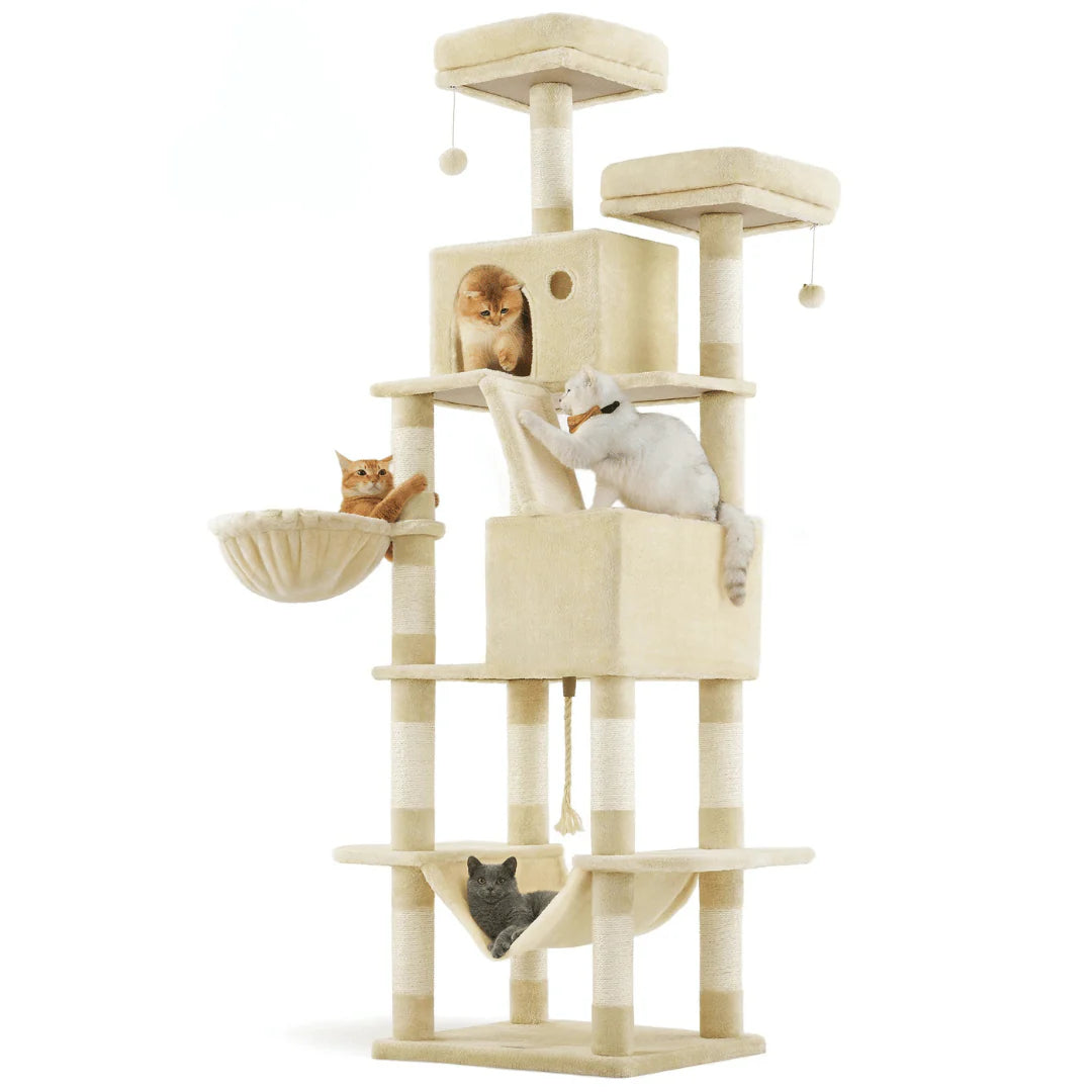 PurrPlay™ 2 Metres Plush Cat Activity Tree