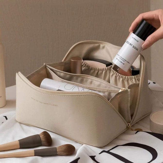 Leather Makeup Bag