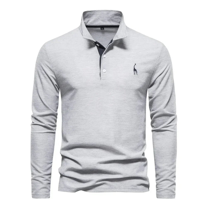 Bastian – Long Sleeve Polo for men